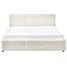 Letto Contenitore Bouclé Massognes 180 X 200 Cm Bianco Sporco - Foto miniatura 6