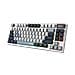 MSI FORGE GK600 TKL WIRELESS SKY IT, Wireless, USB + Bluetooth, Interruttore a chiave meccanica, QWERTY, LED RGB, Blu, Bianco - Foto miniatura 3