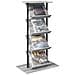 Scaffale per riviste Grigio Sonoma 68 x 40 x 123.5 cm - Foto miniatura 3