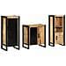 Set di mobili per il bagno 3 pcs Legno di mango massello - Foto miniatura 1
