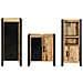 Set di mobili per il bagno 3 pcs Legno di mango massello - Foto miniatura 7