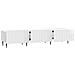 Mobile TV Bianco Lucido 147 x 34,5 x 32 cm Legno ingegnerizzato - Foto miniatura 3