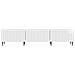 Mobile TV Bianco Lucido 147 x 34,5 x 32 cm Legno ingegnerizzato - Foto miniatura 4