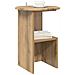 Tavolo laterale Rovere Artigianale Ø 39,5 x 55 cm - Foto miniatura 3