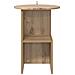 Tavolo laterale Rovere Artigianale Ø 39,5 x 55 cm - Foto miniatura 4
