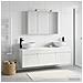 Set di Armadi da Bagno 4 pcs Bianco 100 x 14,5 x 70 cm - Foto miniatura 4