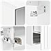 Set di Armadi da Bagno 4 pcs Bianco 100 x 14,5 x 70 cm - Foto miniatura 9