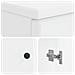 Armadio per Lavabo da Bagno BREDA Bianco 59,5 x 31,5 x 59 cm - Foto miniatura 8
