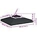 Telo di Ricambio per Gazebo 310g /m² Grigio Scuro 3x3m - Foto miniatura 4