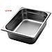 Bacinella Gastronorm In Acciaio Inox Gn 1/2 6 Pezzi Cm. 26,5x32,5 H. Cm. 4 - Foto miniatura 3