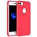 Cover Iphone 7 / 8 Soft Touch Silicone Gel Morbido - Rossa - Foto miniatura 1