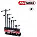 Set Chiavi Ks Tools - Maniglia A T - Espositore In Metallo - 8 Pezzi - 158.5111 - Foto miniatura 1