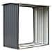 Capannone Da Giardino In Acciaio Zincato 172x91x154cm Grigio - Foto miniatura 1