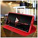 Custodia Samsung Galaxy S20 Ultra Portacarte Funzione Supporto Similpelle Rosso - Foto miniatura 3