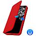 Custodia Samsung Galaxy S20 Ultra Portacarte Funzione Supporto Similpelle Rosso - Foto miniatura 5