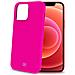 Custodia In Gomma Morbida Cromo Iphone 13 Rosa Fluo - Foto miniatura 4