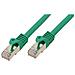 RJ45-RJ45, m-m, 10m, Cat7, S / FTP (S-STP) , RJ-45, RJ-45, Maschio / maschio, Oro - Foto miniatura 1