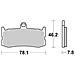 Pastiglie Freno Anteriore Racing 864rs - Foto miniatura 1