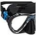 Maschera Big Eyes Evolution Trasparente Nero / blu - Foto miniatura 2