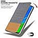 Custodia Compatibile Con Huawei P Smart 2020 In Grigio Chiaro Marrone - Coperchio Protettiva Con Chiusura Magnetica, Funzione Stand E Tasca Per Le Carte - Foto miniatura 7