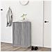 Scarpiera Grigio Sonoma 60x35x92 Cm In Legno Multistrato - Foto miniatura 3