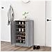 Scarpiera Grigio Sonoma 60x35x92 Cm In Legno Multistrato - Foto miniatura 1