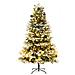 Albero Di Natale Con Led E Pigne Verde 195 Cm In Pvc E Pe - Foto miniatura 2