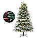 Albero Di Natale Con Led E Pigne Verde 195 Cm In Pvc E Pe - Foto miniatura 3