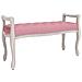 Panca Rosa 110x45x60 Cm In Velluto - Foto miniatura 2
