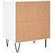 Comodini 2 Pz Bianchi 40x30x50 Cm In Legno Multistrato - Foto miniatura 6