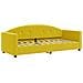 Letto Da Giorno Giallo 80x200 Cm In Velluto - Foto miniatura 1