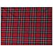 Copritrapunta Sacco Per Trapunta 100% Cotone Disegno Scozzese Kilt Singolo Rosso - Foto miniatura 4