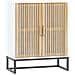 Credenza Bianca 60x30x75 Cm In Legno Multistrato - Foto miniatura 2