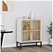 Credenza Bianca 60x30x75 Cm In Legno Multistrato - Foto miniatura 1