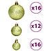 Palline Di Natale 100 Pz Verde Chiaro 3 / 4 / 6 Cm - Foto miniatura 5