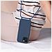 Cover Semirigida Per Iphone 15 Cordino Nylon Intrecciato Serie Corda Blu - Foto miniatura 4