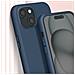 Cover Semirigida Per Iphone 15 Cordino Nylon Intrecciato Serie Corda Blu - Foto miniatura 5