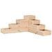 Fioriera Da Giardino 4 Ripiani 80,5x79x36cm Legno Massello Pino - Foto miniatura 1