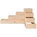 Fioriera Da Giardino 4 Ripiani 80,5x79x36cm Legno Massello Pino - Foto miniatura 3