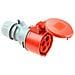 Base Della Spina 903142a Cetac Con Coperchio Rosso Ip44 16 A Aerea - Foto miniatura 1