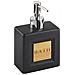 Set Accessori Bagno Ceramica Nero Legno Chiaro Kourou - Foto miniatura 3