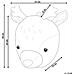 Decorazione Da Parete In Tessuto Bambi Animale Bambini Beige - Foto miniatura 6