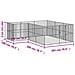 Box Per Cani 12 Pannelli Nero Acciaio Zincato - Foto miniatura 8