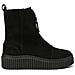 Mo.biancan38b Booties Stivaletti Pelle Scamosciata /nabuk Scarpe Donna Nero Eu 36, 410-16066007-300 990 - Foto miniatura 1