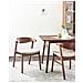 Set Di 2 Sedie Da Pranzo Lilly Marrone Scuro /beige - Foto miniatura 1