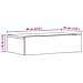 Mobile Porta TV con Luci LED Legno Antico 60x35x15,5 cm - Foto miniatura 8