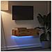 Mobile Porta TV con Luci LED Legno Antico 60x35x15,5 cm - Foto miniatura 10