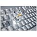 Pro Type Ultra tastiera Ufficio USB + RF Wireless + Bluetooth QWERTY Inglese US Argento, Bianco - Foto miniatura 3
