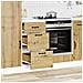 Base Da Cucina Kalmar Rovere Artigianale In Legno Multistrato - Foto miniatura 3