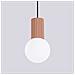 Sollux Lighting Lampada A Sospensione Halo 1 Moka Sl.1734 - Moderno Lampada A Sospensione Moka 120x12x12 Cm - Foto miniatura 5